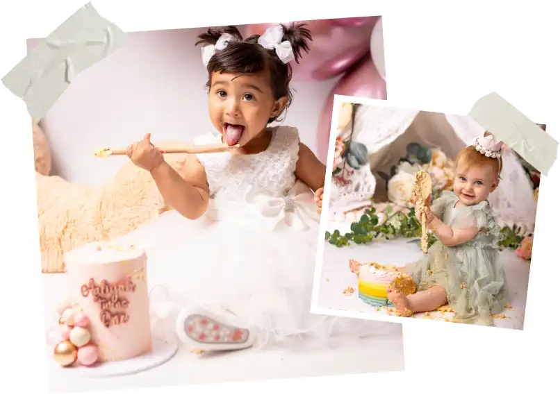 cake smash photographer nuneaton